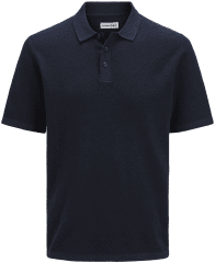 Motley Denim Big Sizes for Men Jack & Jones George Polo Short Sleeve Navy