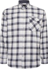 Kam Jeans P040 Premium Flannel Retro Check Shirt Indigo