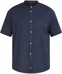 North Latitude 61109 Īsroku Krekls ar Mao Apkakli Tumši Zila