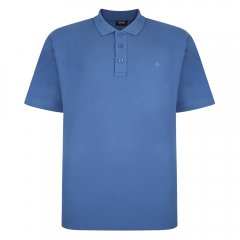 Espionage P074C Īsroku Polo Krekls Rudzupuķu Zils