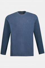 JP1880 Long Sleeve OEKO-TEX T-Shirt Blue Denim
