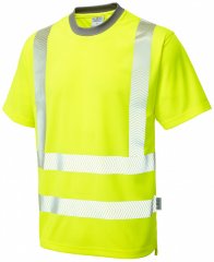 Leo Larkstone Coolviz Plus T-shirt Hi-Vis Yellow