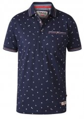 D555 Thames Polo With Chest Pocket Navy