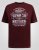 D555 Baldwin Grumpy Old Man Club Print Crew Neck T-shirt Burgundy/ Black Twist - T-krekli - T-krekli - 2XL-14XL