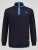 D555 Conway 2 1/4 Zip Neck Fleece Sweatshirt With Bear Logo Tumši zila - Džemperi un džemperi ar kapuci - Džemperi - 2XL-14XL