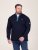 D555 Conway 2 1/4 Zip Neck Fleece Sweatshirt With Bear Logo Tumši zila - Džemperi un džemperi ar kapuci - Džemperi - 2XL-14XL