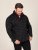 D555 Chandler Reno 1/4 Zip Neck Sweatshirt With Bear Logo Melna - Džemperi un džemperi ar kapuci - Džemperi - 2XL-14XL