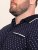 D555 Reid AOP Polo With Jacquard Collar, Pocket And Cuffs Tumši zila - Polo krekli - Polo krekli - 2XL-8XL