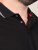 D555 Potts Jersey Polo With Jacquard Collar & Cuffs Melna - Polo krekli - Polo krekli - 2XL-8XL