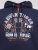 D555 Hector Adventurer Printed Zip Through Hoody Tumši zila - Džemperi un džemperi ar kapuci - Džemperi - 2XL-14XL