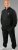 20 Nodi Mistral Tracksuit in Combed Fleece Cotton Black - Treniņtērpi - Liela izmēra Treniņtērpi vīriešiem