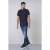 D555 Tim Short Sleeve Shirt Navy - Krekli - Krekli - 2XL-8XL