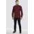 D555 Dawson Textured Shirt Dark Red - Krekli - Krekli - 2XL-8XL