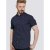D555 Barrington Short Sleeve Shirt Navy - Krekli - Krekli - 2XL-8XL