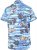 D555 CHARFORD Hawaiian Reverse Printed Shirt - Krekli - Krekli - 2XL-8XL