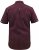 D555 Hillcrest S/S Micro Ao Print Shirt Burgundy - Krekli - Krekli - 2XL-8XL