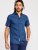 D555 Tristain S/S Floral Ao Print Shirt Navy - Krekli - Krekli - 2XL-8XL
