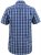 D555 Walcot Check Button Down Collar S/S Shirt Navy - Krekli - Krekli - 2XL-8XL
