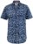 D555 Padbury Floral Ao Printed S/S Shirt Navy - Krekli - Krekli - 2XL-8XL