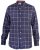 D555 Townsville Check Button Down Collar Shirt Navy - Krekli - Krekli - 2XL-8XL
