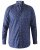 D555 Edmund AOP Shirt Navy - Krekli - Krekli - 2XL-8XL