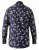 D555 Rooksey Floral Print Shirt Navy - Krekli - Krekli - 2XL-8XL