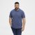 North Latitude Polo Blue Melange - Polo krekli - Polo krekli - 2XL-8XL