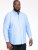 D555 Richard Long Sleeve Oxford Shirt Sky Blue - Krekli - Krekli - 2XL-8XL