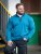D555 Conway 1 1/4 Zip Neck Fleece Sweatshirt With Bear Logo Teal - Džemperi un džemperi ar kapuci - Džemperi - 2XL-14XL