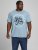 Jack & Jones JJMOON T-shirt Faded Denim - T-krekli - T-krekli - 2XL-14XL