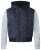D555 Willie Hooded Quilted Jacket with Fleece sleeves - Jakas & Lietus apģērbs - Jakas - 2XL-12XL