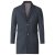 D555 Terry Checked Overcoat Charcoal - Jakas & Lietus apģērbs - Jakas - 2XL-12XL