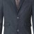 D555 Terry Checked Overcoat Charcoal - Jakas & Lietus apģērbs - Jakas - 2XL-12XL