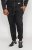 D555 Buckingham Cuffed Jogger With Side Pockets Black Tall Sizes - VĪRIEŠU APĢĒRBS MT-6XLT - Apģērbs gariem vīriešiem
