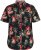 D555 LENNOX Hawaiian AO Print Shirt Black - Krekli - Krekli - 2XL-8XL
