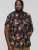 D555 LENNOX Hawaiian AO Print Shirt Black - Krekli - Krekli - 2XL-8XL