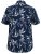 D555 FINLEY Hawaiian AO Print Shirt Navy - Krekli - Krekli - 2XL-8XL