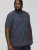 D555 BRODY S/S Micro AO Print Shirt Navy - Krekli - Krekli - 2XL-8XL