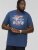 D555 BRADFORD Skeleton Biker Printed T-Shirt Navy - T-krekli - T-krekli - 2XL-14XL