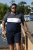 D555 EMERSON Cut And Sew Polo With Jacquard Collar Navy - Polo krekli - Polo krekli - 2XL-8XL