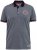 D555 KEMSTON Birds Eye Pique Polo Navy/White - Polo krekli - Polo krekli - 2XL-8XL