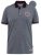 D555 KEMSTON Birds Eye Pique Polo Navy/White - Polo krekli - Polo krekli - 2XL-8XL