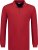 Adamo Peter Comfort fit Long sleeve Polo Red - Polo krekli - Polo krekli - 2XL-8XL