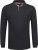 Adamo Peter Comfort fit Long sleeve Polo Black - Polo krekli - Polo krekli - 2XL-8XL