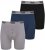 Duke Driver Boxershorts Black, Grey, Navy 3-Pack - Apakšveļa un peldšorti - Apakšveļa - 2XL-8XL