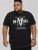 D555 BINGHAM State Of Miami Printed Crew Neck T-Shirt Black - T-krekli - T-krekli - 2XL-14XL