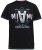 D555 BINGHAM State Of Miami Printed Crew Neck T-Shirt Black - T-krekli - T-krekli - 2XL-14XL