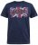 D555 DENNIS Official AC/DC Printed Crew Neck T-Shirt Navy Reno - T-krekli - T-krekli - 2XL-14XL