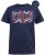 D555 DENNIS Official AC/DC Printed Crew Neck T-Shirt Navy Reno - T-krekli - T-krekli - 2XL-14XL