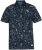 D555 ROLAND Printed Polo Shirt Navy - Polo krekli - Polo krekli - 2XL-8XL